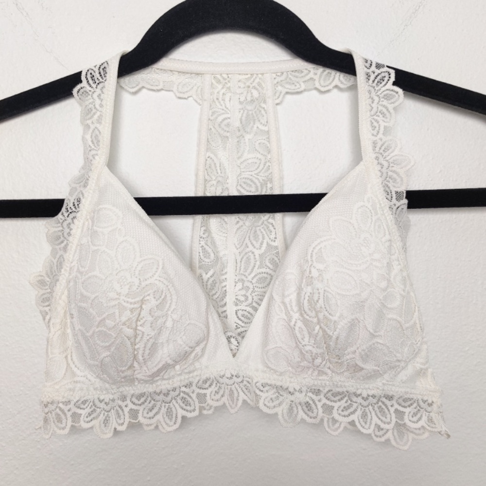 White bralette